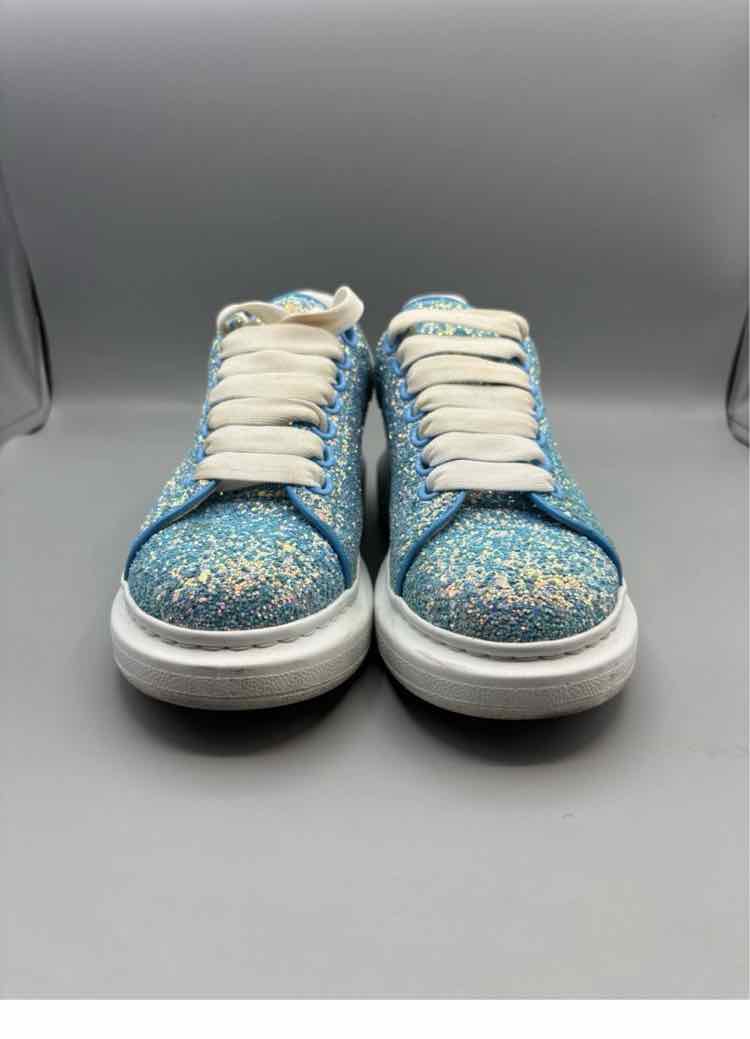 Alexander McQueen 'Over-Sized Glitter Trainers' Womens Size 5