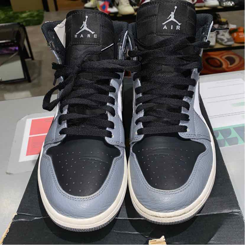 Nike Air Jordan 1 Rare Air Cool Grey 2017 Black Size 9.5 Sneakers 332550-024