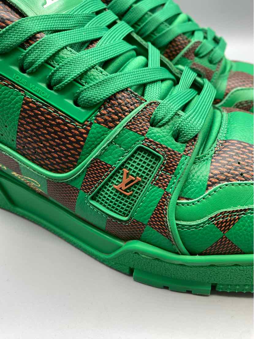 Louis Vuitton LV Trainer "Damier Pop" Mens 8.5 U.S/ 7.5 UK (Used/ With Box)