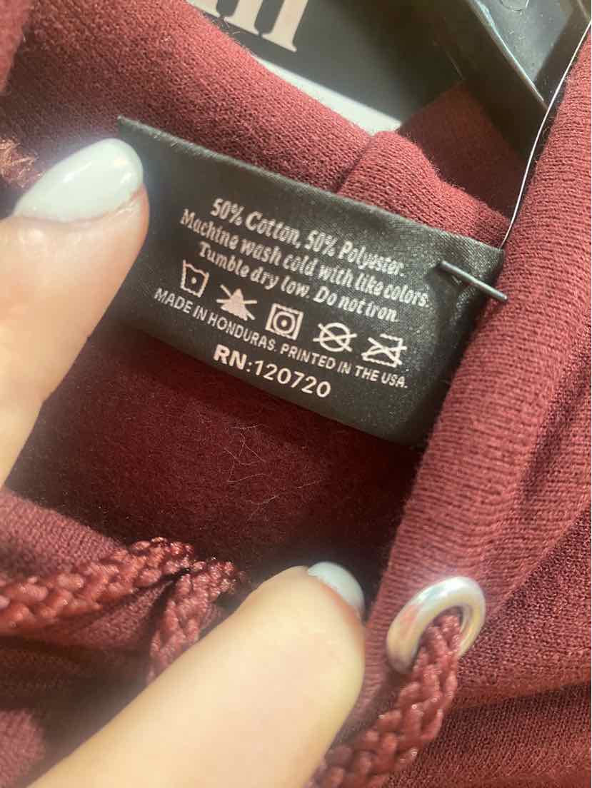 Size L the hundreds Maroon Hoodie