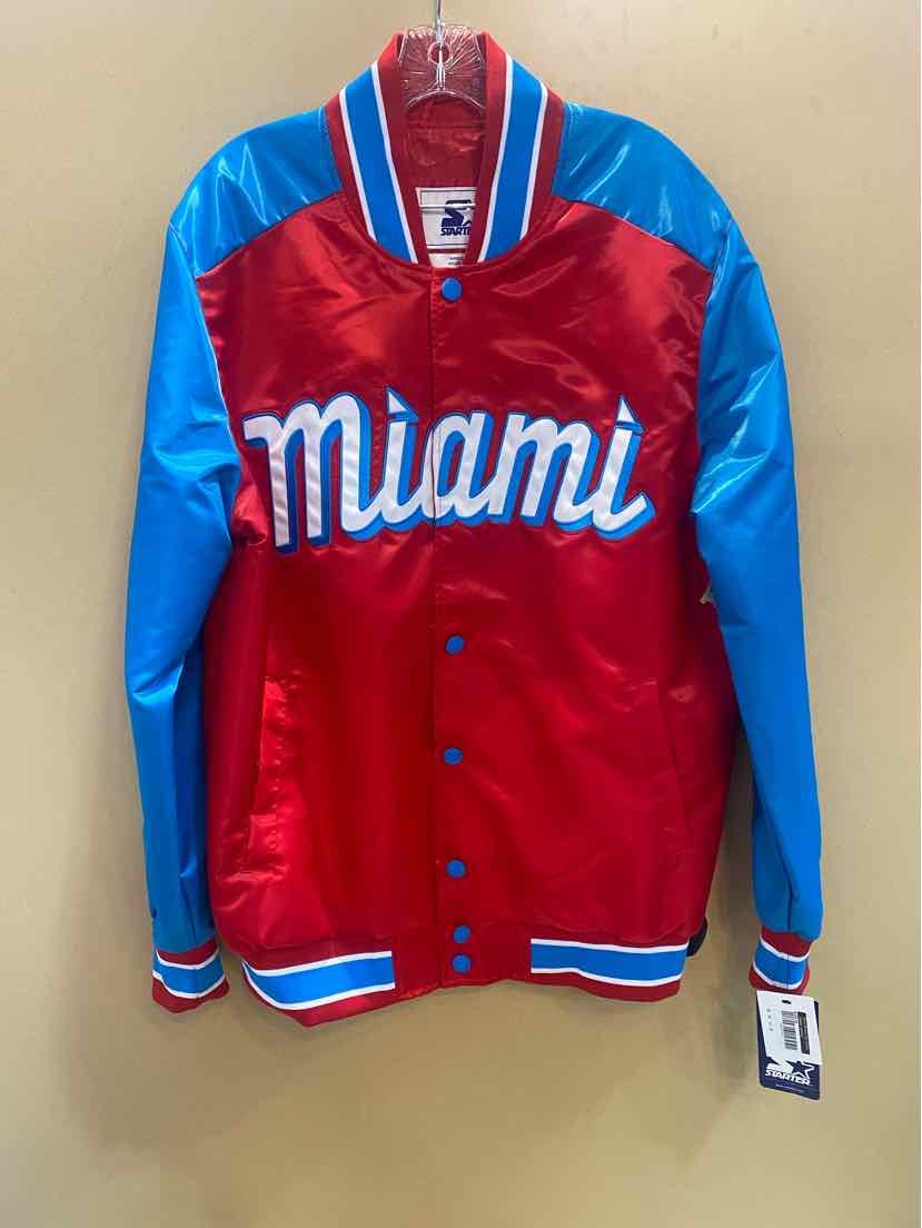 Miami Marlins Satin Varsity Jacket