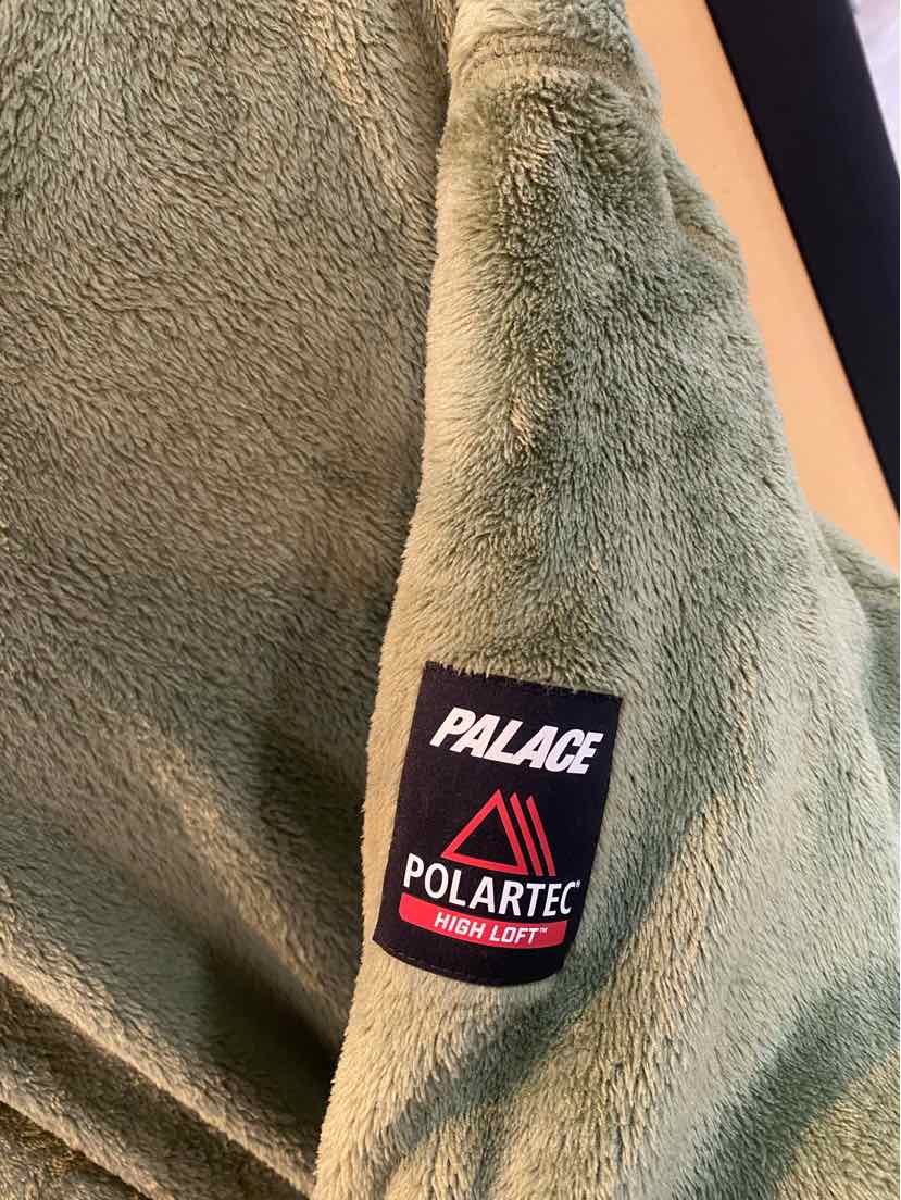 Palace Polartec High Loft Men's Size XL Olive Green