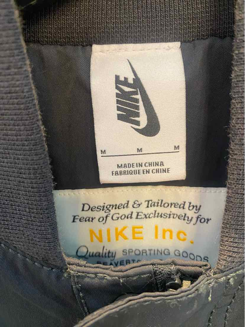 Nike x Fear of God NBA Warm-Up Jacket CU4686-010 Men's Size M