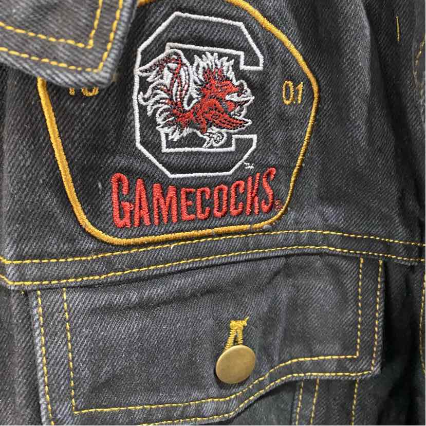South Carolina Gamecocks Men's 2xl  Black Darius Rucker Fanatics Denim Jacket
