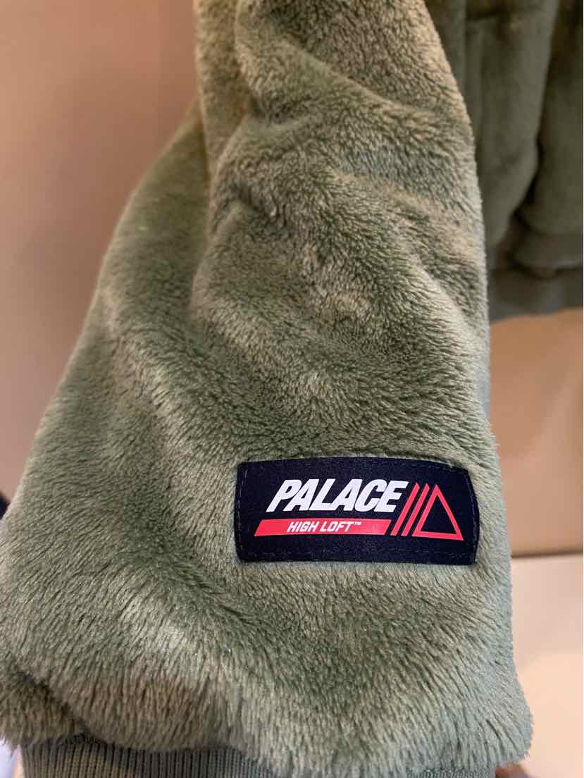 Palace Polartec High Loft Men's Size XL Olive Green