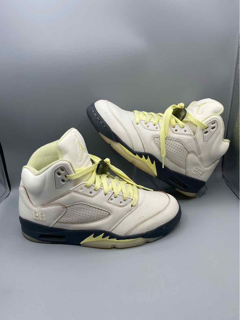 Nike Air Jordan 5 Retro Sail / Luminous Green IM7592-130 Men's Size 8.5