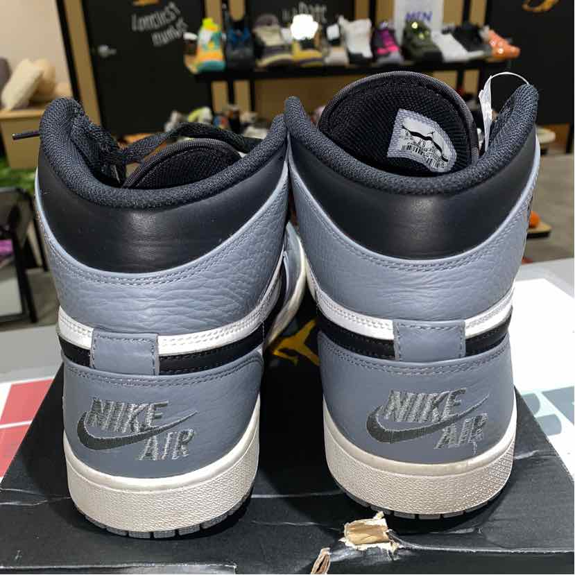 Nike Air Jordan 1 Rare Air Cool Grey 2017 Black Size 9.5 Sneakers 332550-024