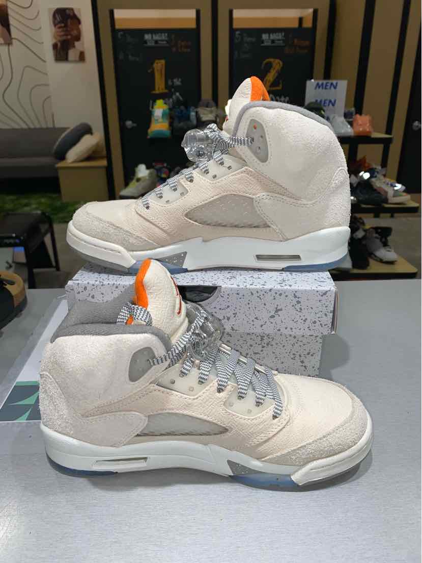Nike Air Jordan Retro 5 Size 5.5Y (Gs) Or Womens 7  Craft FD9220-180