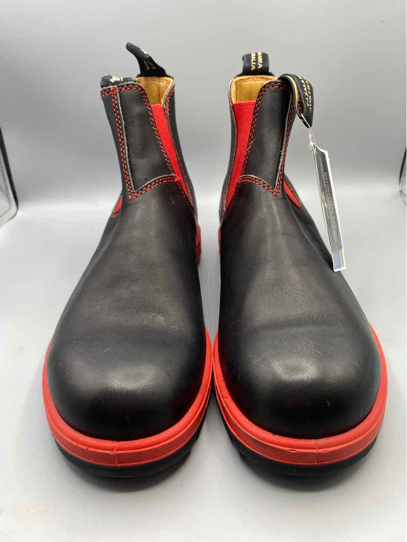 Blundstone Chelsea Boot Shoe Men's Size 9 Black Red