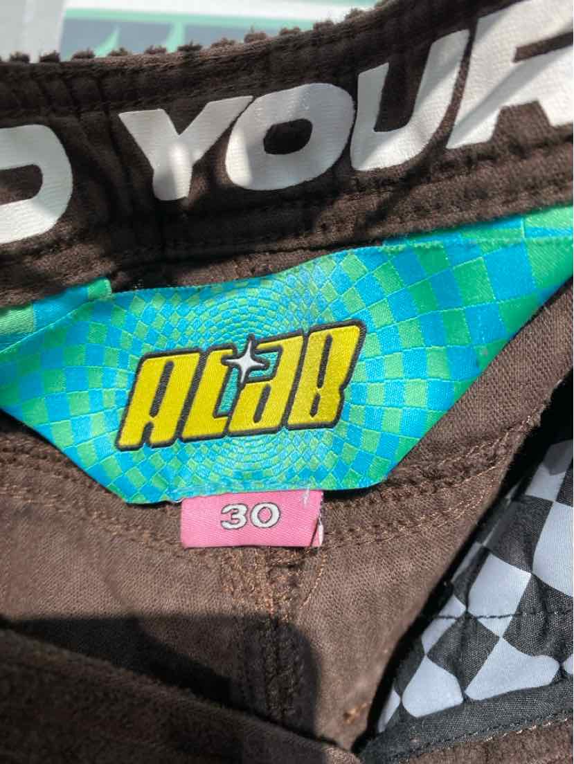 Alab Corduroy Brown Pants Size 30 with 26" Mega Wide Leg