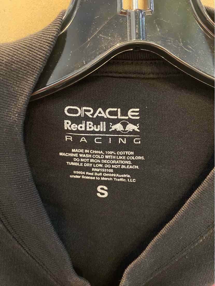 Max Verstappen Formula 1 Oracle Red Bull Black Red Men's T-shirt Size Small