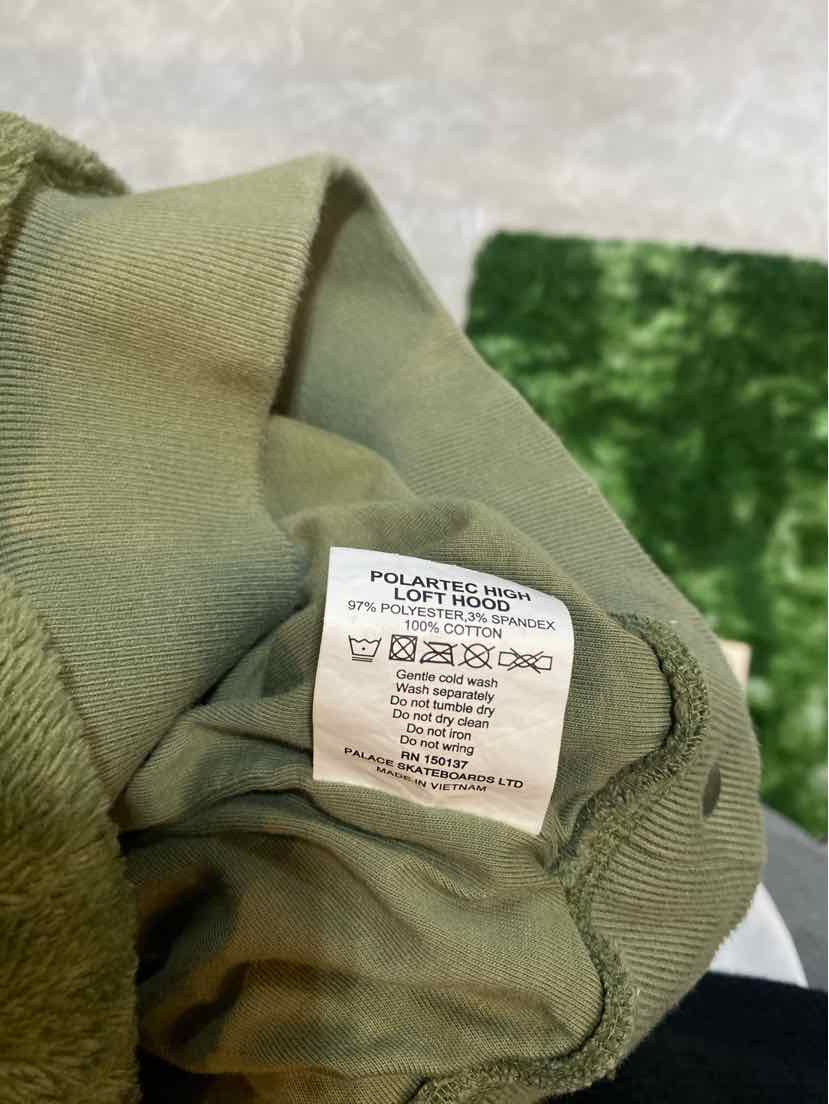 Palace Polartec High Loft Men's Size XL Olive Green