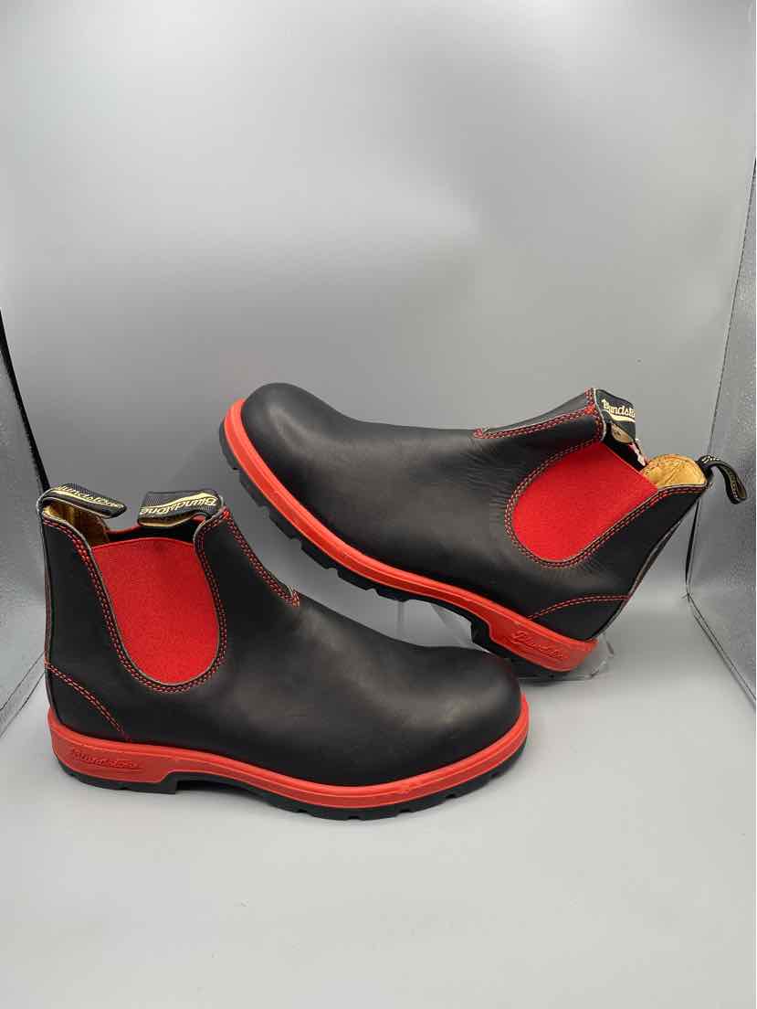 Blundstone Chelsea Boot Shoe Men's Size 9 Black Red