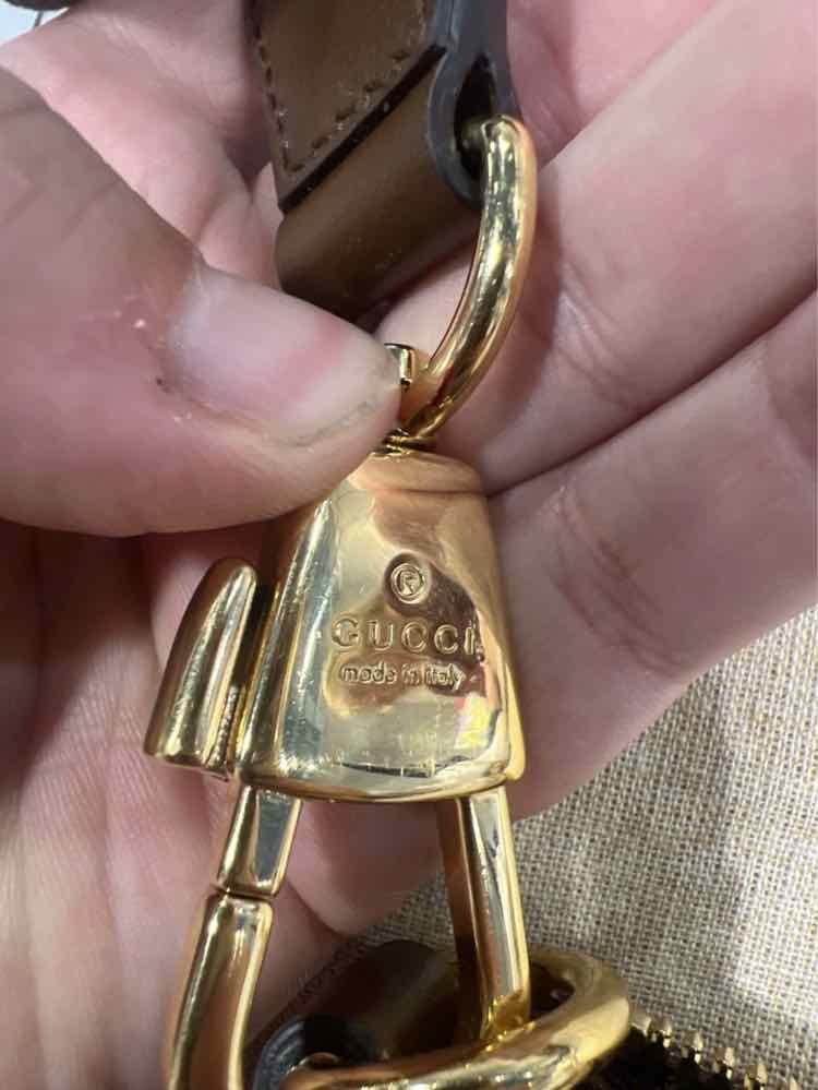 Gucci GG Supreme Toiletry Clutch Bag (lightly used)