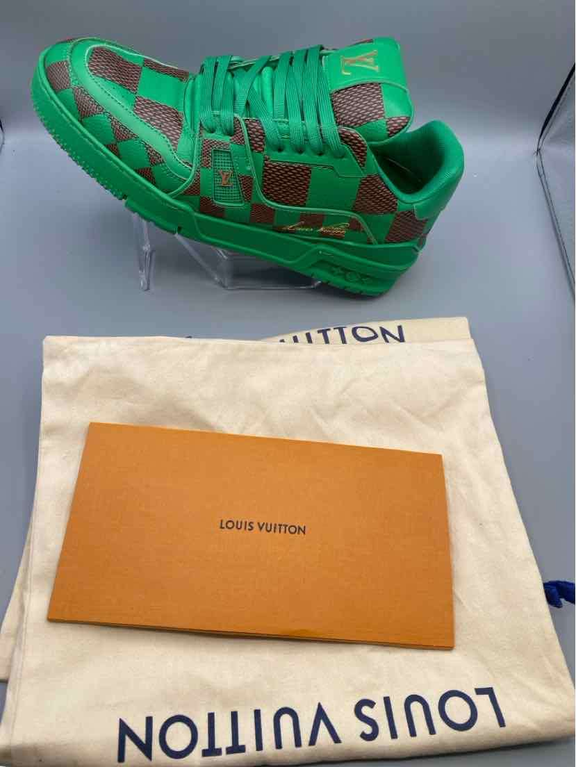 Louis Vuitton LV Trainer "Damier Pop" Mens 8.5 U.S/ 7.5 UK (Used/ With Box)