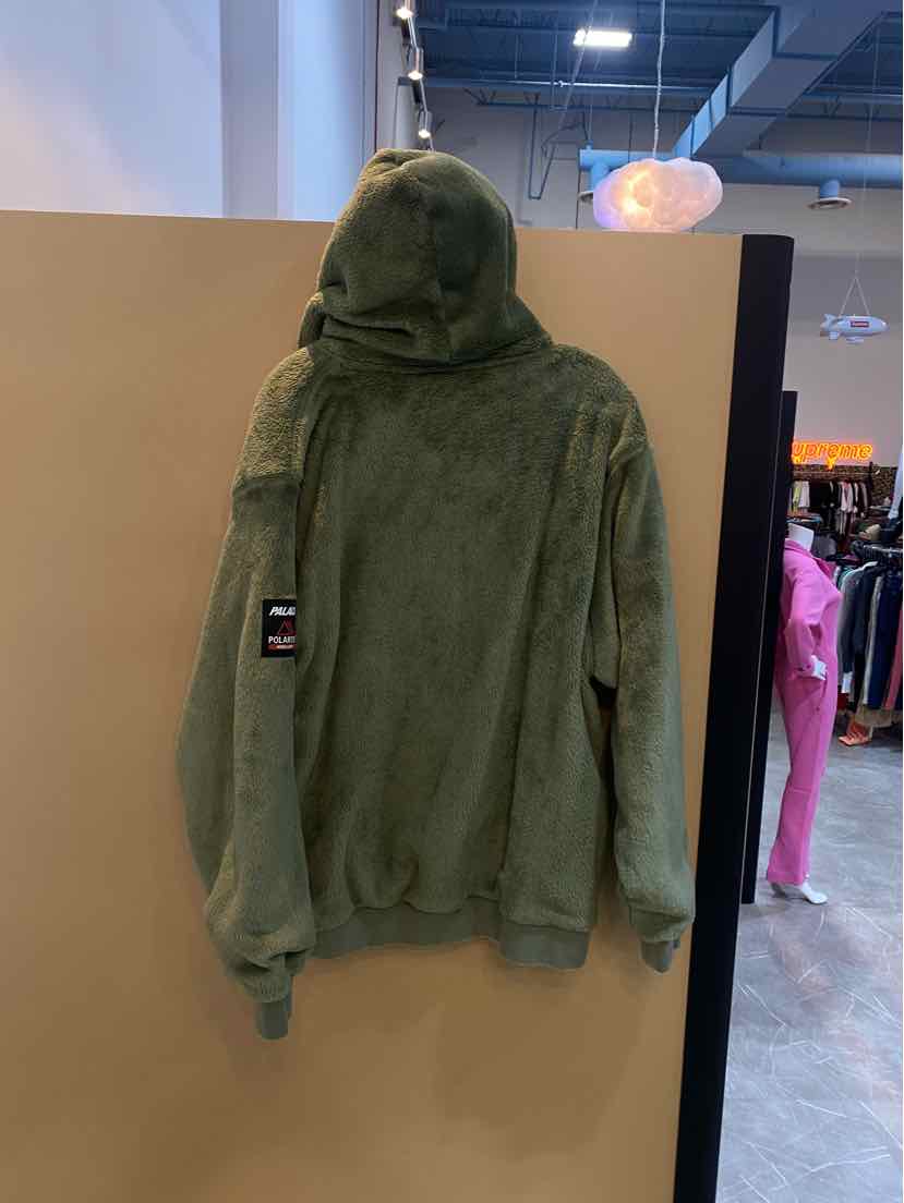 Palace Polartec High Loft Men's Size XL Olive Green