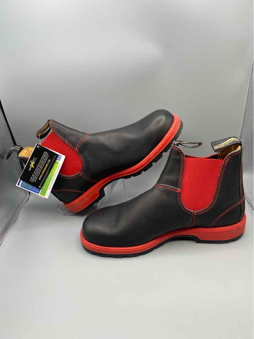 Blundstone Chelsea Boot Shoe Men's Size 9 Black Red