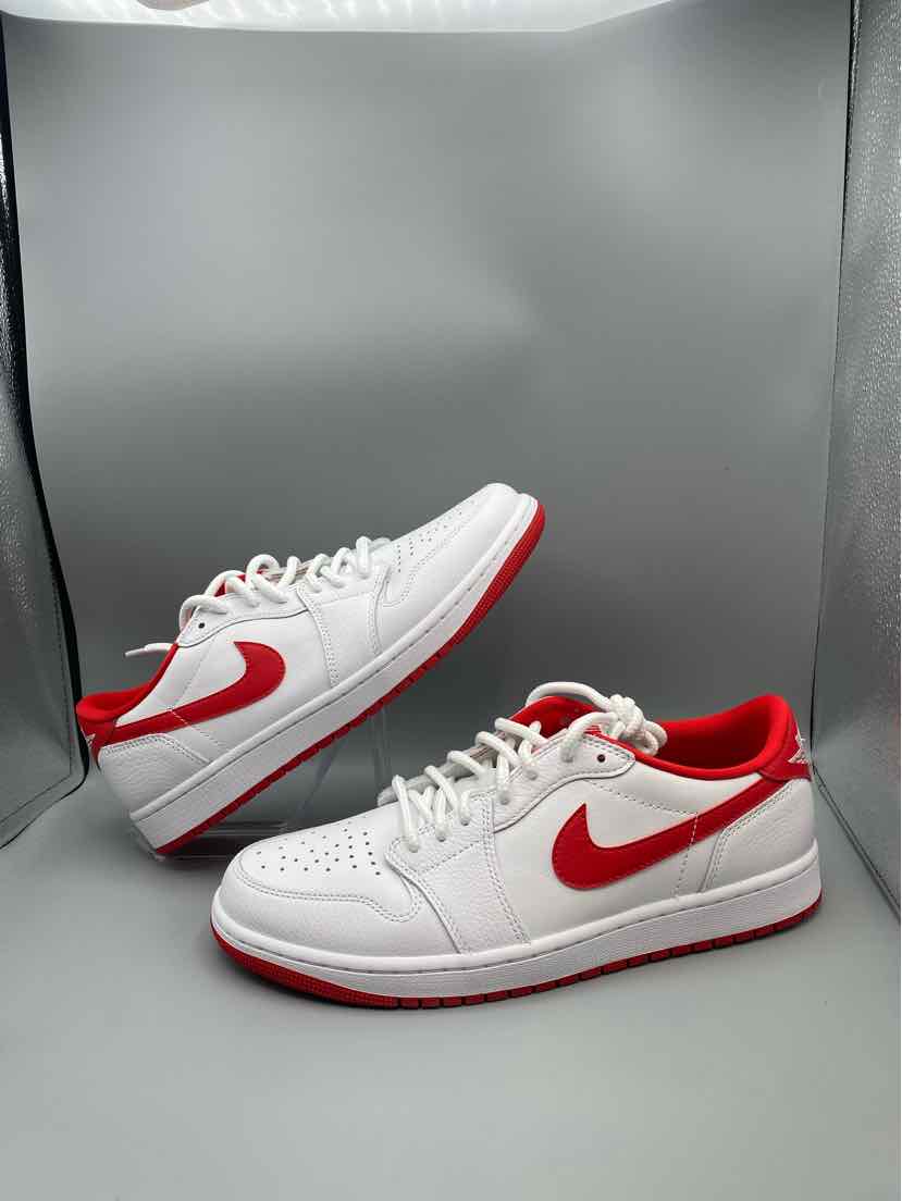 Nike Air Jordan 1 Retro Low OG White University Red CZ0790-161 Men's 10.5