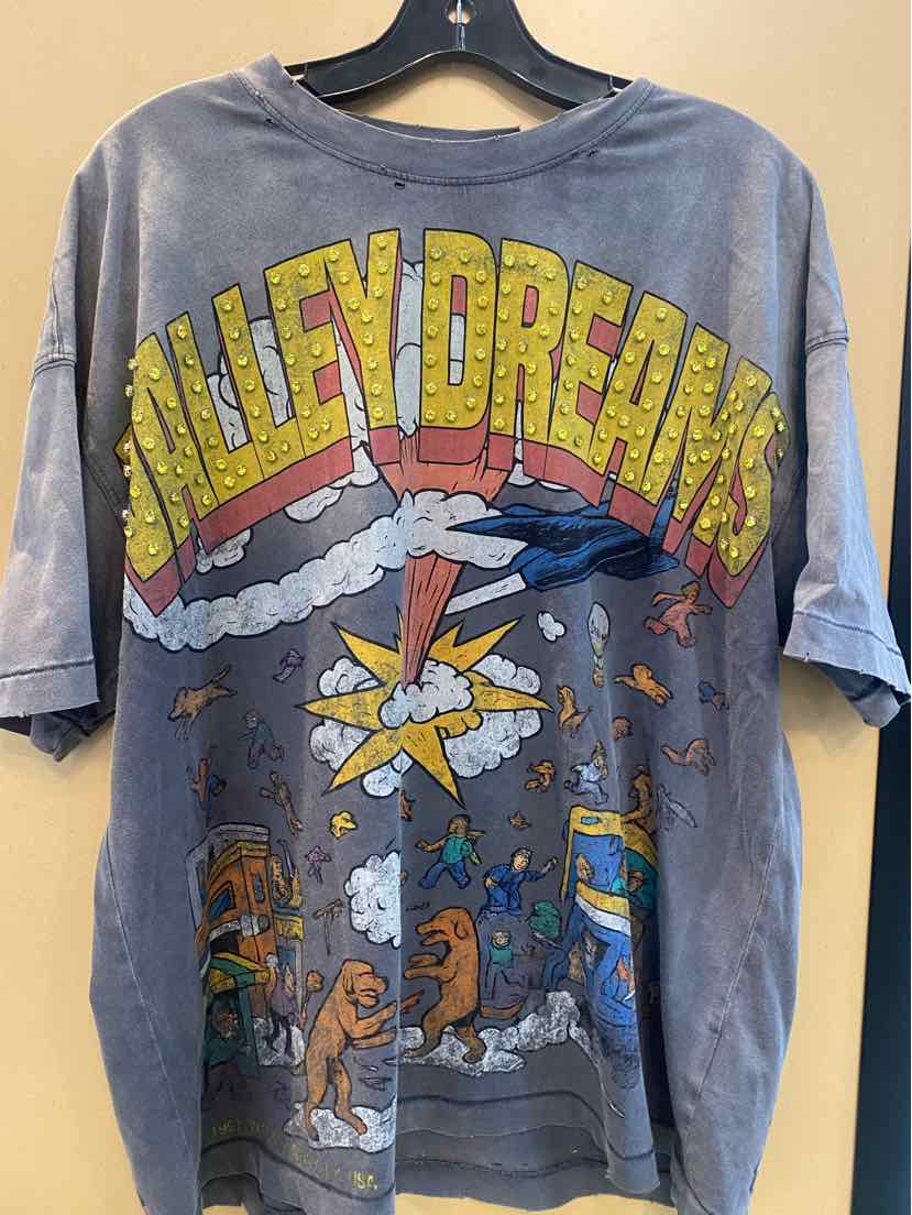 Vale Forver Faded Chaos Bling T-shirt (Mens Large)