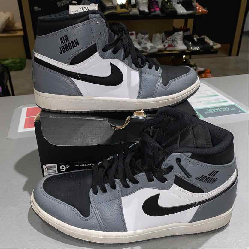 Nike Air Jordan 1 Rare Air Cool Grey 2017 Black Size 9.5 Sneakers 332550-024