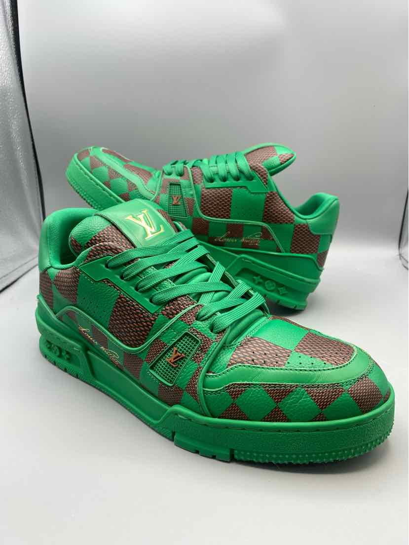 Louis Vuitton LV Trainer "Damier Pop" Mens 8.5 U.S/ 7.5 UK (Used/ With Box)