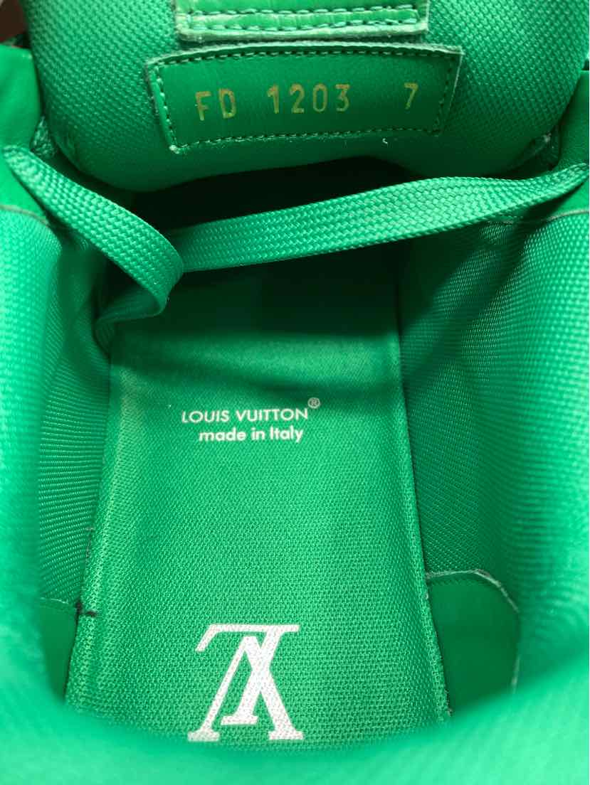Louis Vuitton LV Trainer "Damier Pop" Mens 8.5 U.S/ 7.5 UK (Used/ With Box)