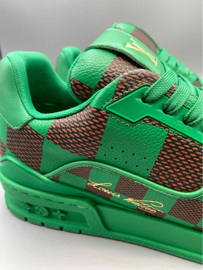 Louis Vuitton LV Trainer "Damier Pop" Mens 8.5 U.S/ 7.5 UK (Used/ With Box)