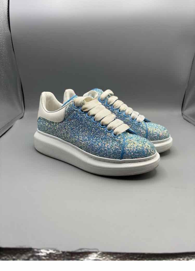 Alexander McQueen 'Over-Sized Glitter Trainers' Womens Size 5