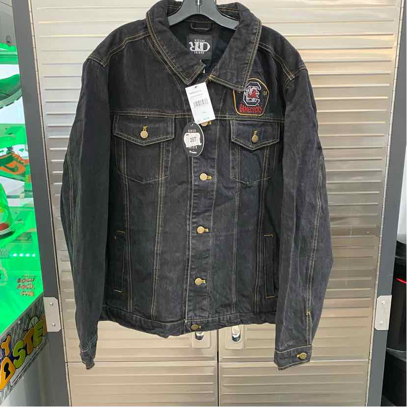 South Carolina Gamecocks Men's 2xl  Black Darius Rucker Fanatics Denim Jacket