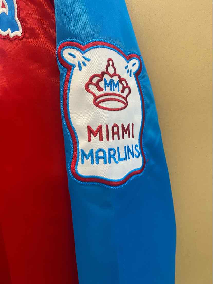 Miami Marlins Satin Varsity Jacket