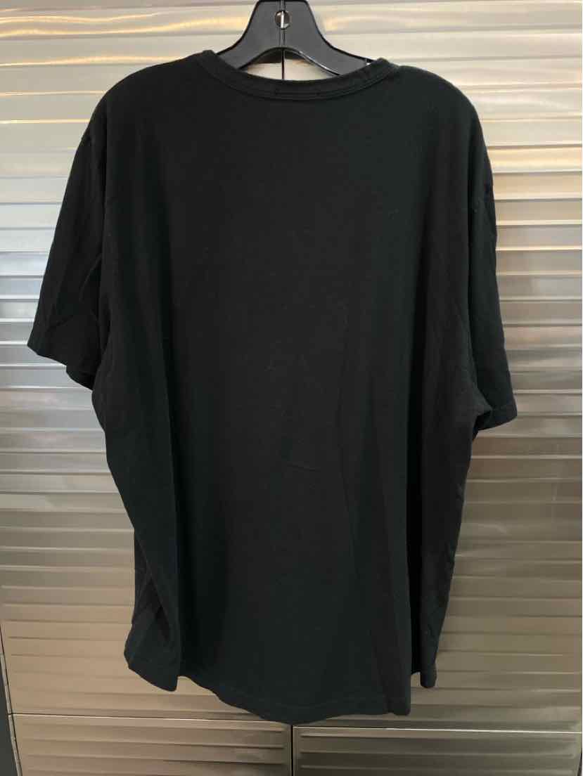 Size XXL BUCK MASON Black Men's T-shirt