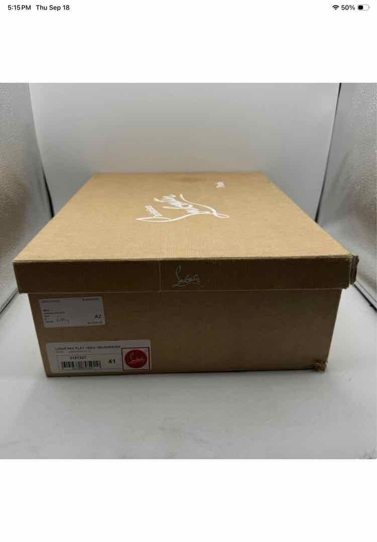 Christian Louboutin "Louis Orlato" Red Spikes/ Mens Size: 8 Used Lightly / Box