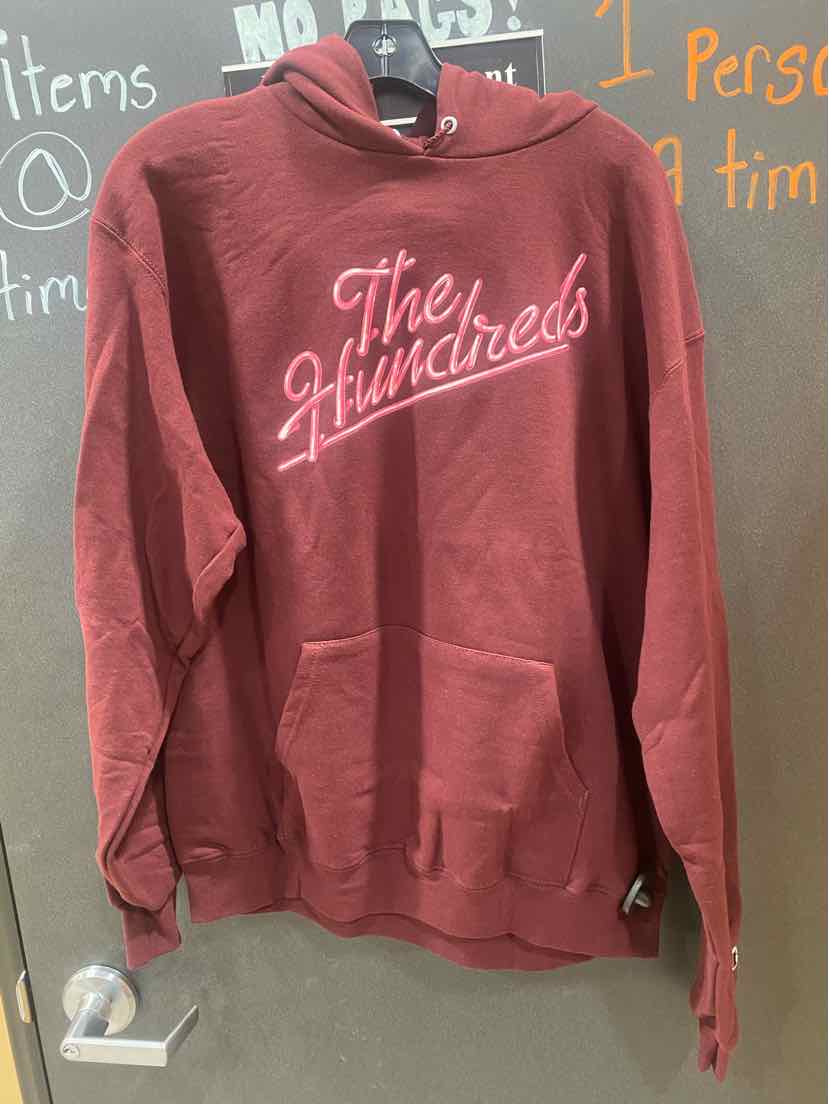 Size L the hundreds Maroon Hoodie