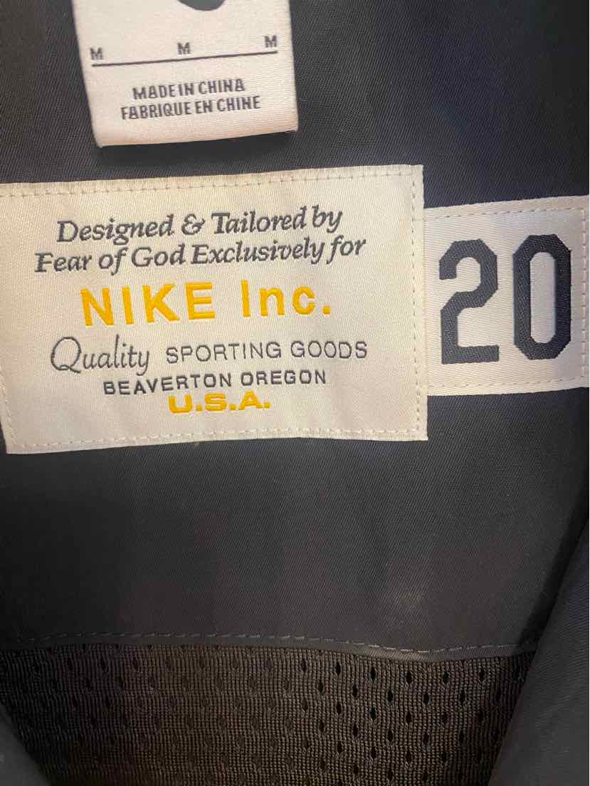 Nike x Fear of God NBA Warm-Up Jacket CU4686-010 Men's Size M