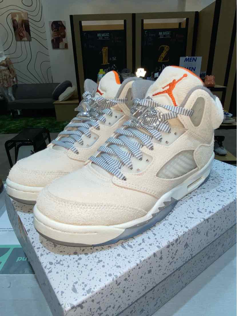 Nike Air Jordan Retro 5 Size 5.5Y (Gs) Or Womens 7  Craft FD9220-180