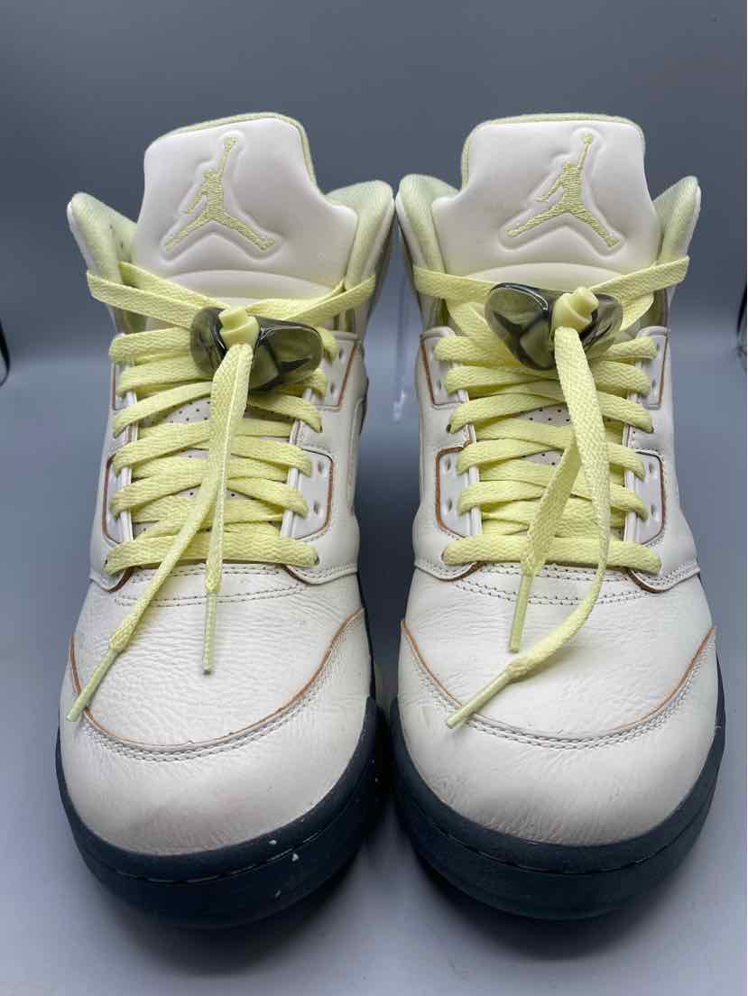 Nike Air Jordan 5 Retro Sail / Luminous Green IM7592-130 Men's Size 8.5