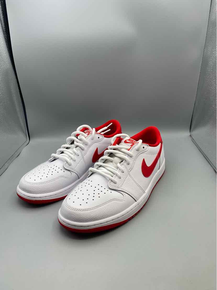 Nike Air Jordan 1 Retro Low OG White University Red CZ0790-161 Men's 10.5