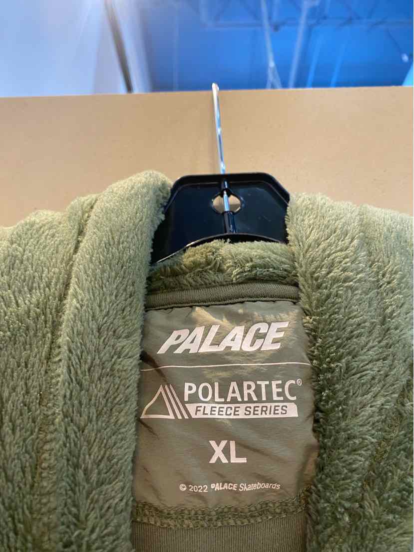 Palace Polartec High Loft Men's Size XL Olive Green